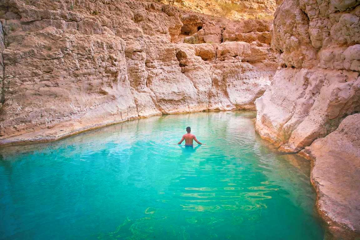 Piscine naturali del Wadi Shab